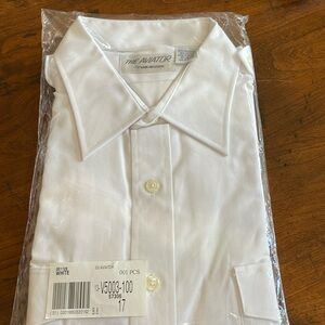 Pilot’s shirt- The Aviator By Van Heusen short sleeve